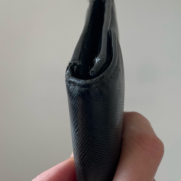 Prada Saffiano Leather Trifold Wallet - Picture 9 of 11